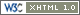 Valid XHTML 1.0 Logo